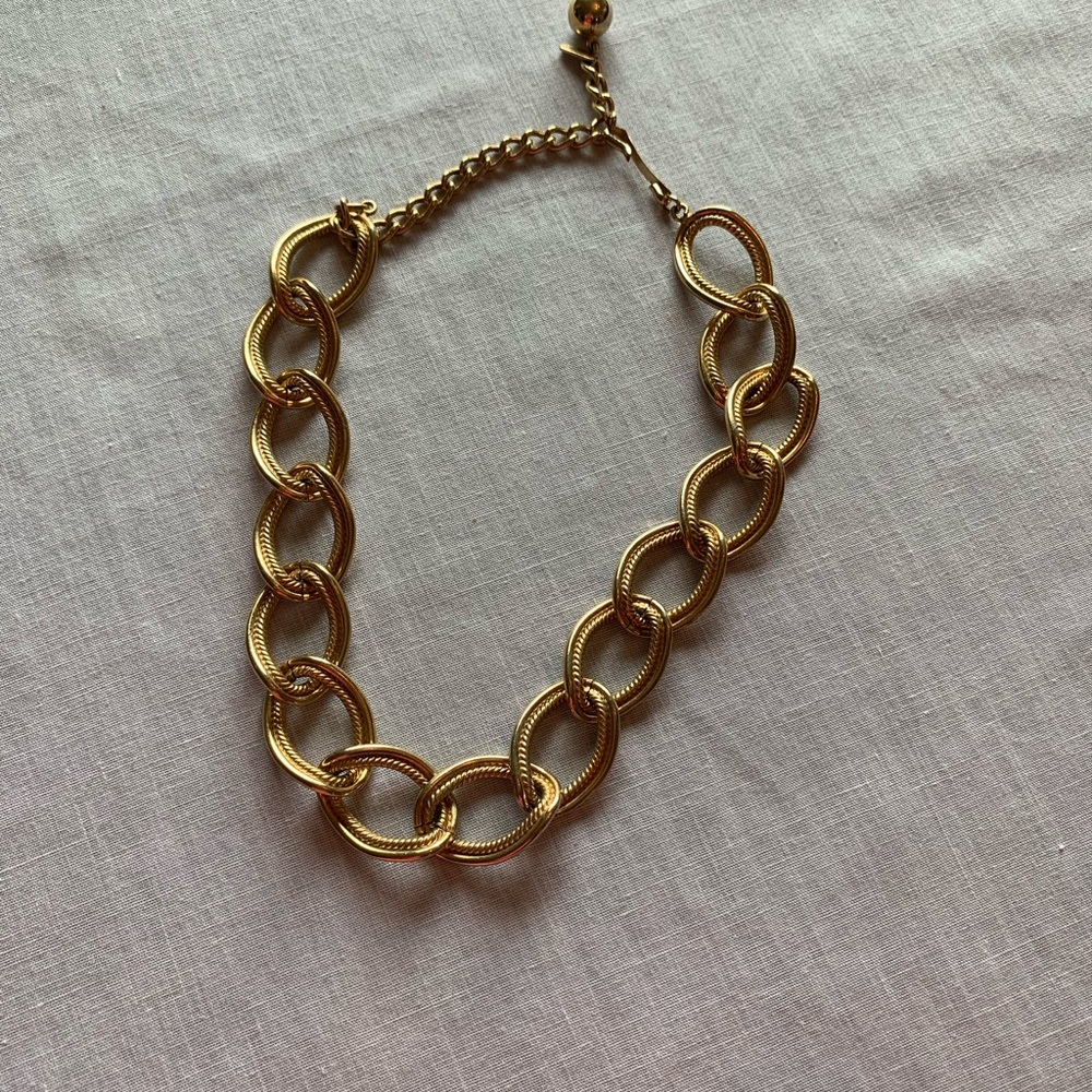 Vintage Sperry gold tone choker
